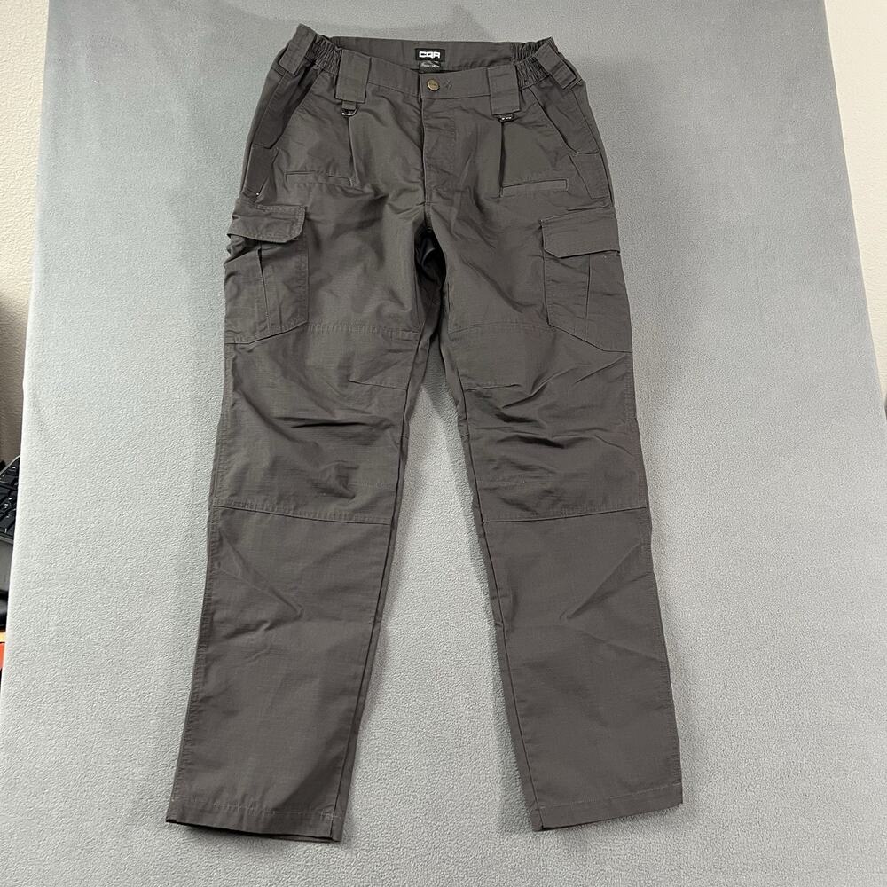 CQR Pants Mens 34X34 Gray Tactical Cargo Utility Outdoor Workwear Pockets